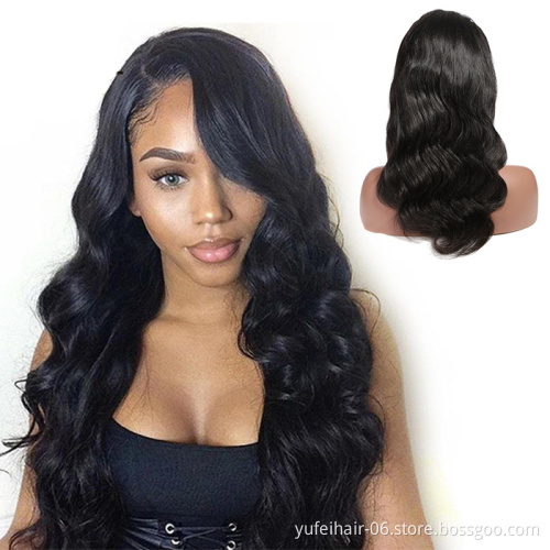 Cheap Raw Virgin Cuticle Aligned Brazilian Human Hair Wigs,HD Transparent Lace Front Wig With Baby Hair For Black Women